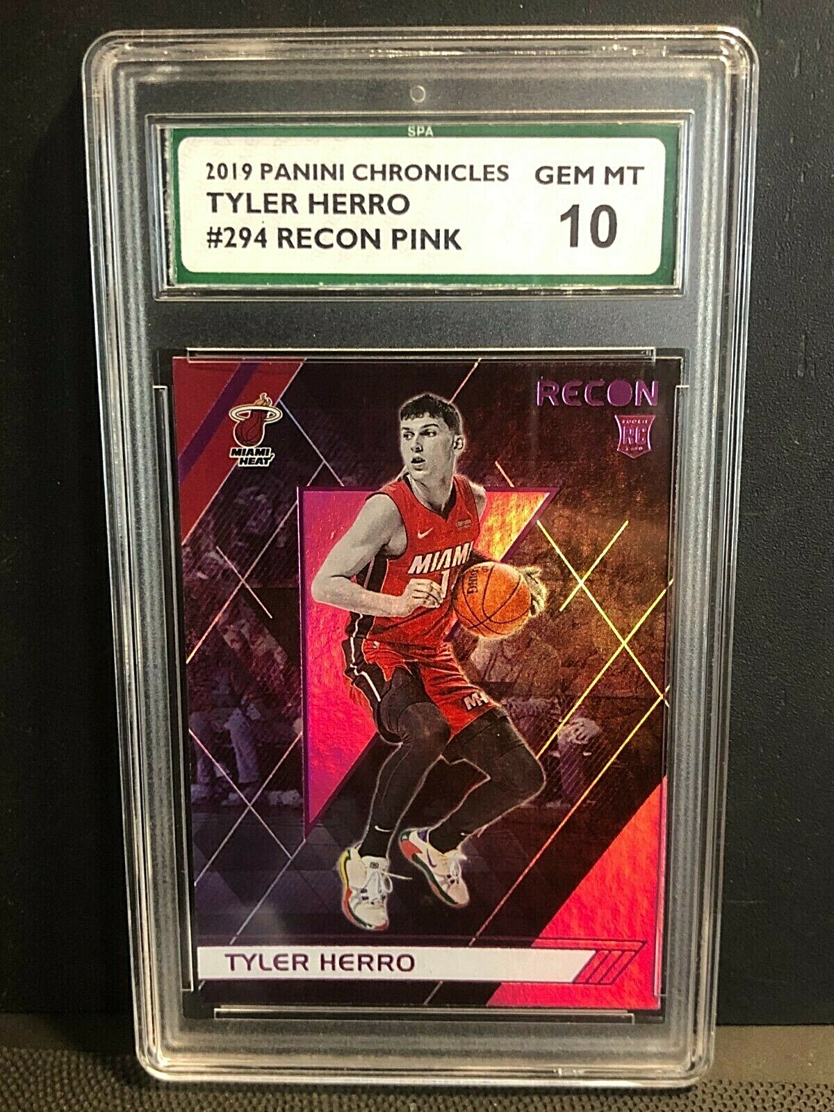TYLER HERRO 2019-20 Panini Chronicles Recon PINK ROOKIE #294