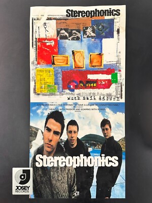 Stereophonics - Word Gets Around - Vintage 2-Sided 12x24 Promo Poster (1997)RARE