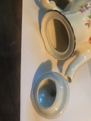 VINTAGE KAHLA GERMAN DEMOCRATIC REPUBLIC PORCELAIN TOY TEA POT