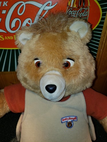 Vintage TEDDY RUXPIN 1985 with Summertime Book & Tape
