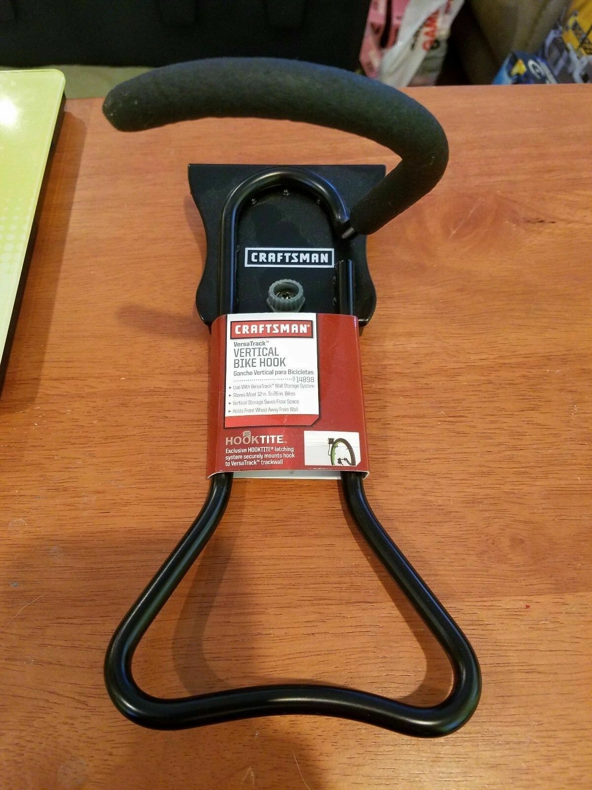 craftsman versatrack bike hook