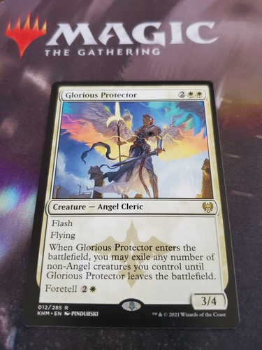 Glorious Protector 2x FOIL KHM MTG Kaldheim Rare MINT white Glorious Protector 2x FOIL KHM MTG Kaldheim Rare MINT white