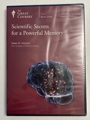 Scientific Secrets for a Powerful Memory (DVD, 2012) Peter Vishton Better Living