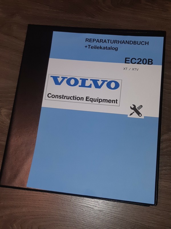 Volvo Ec18c Ec18d Ec20 Ec20b Ec20c Ec20d Xr Xtv Werkstatthandbuch Teilekatalog