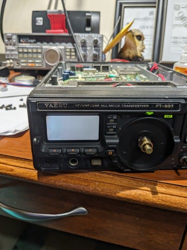 YAESU FT-897 Ft-897D LCD Display replacement part 'zebra