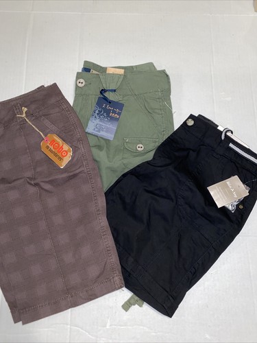 New lot of 3 No Boundaries,white stag,I love my beau Shorts