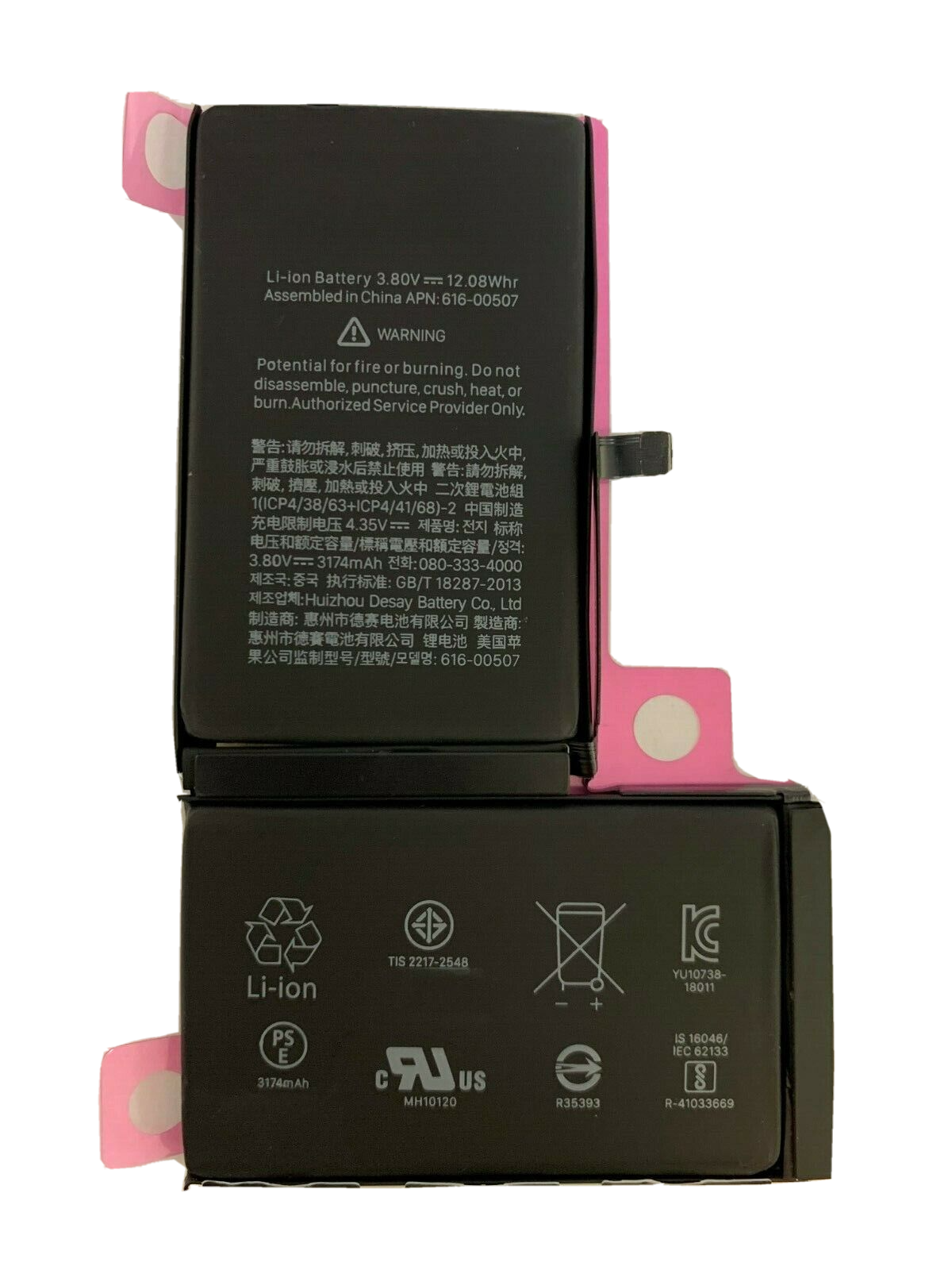 Apple - 【純正】iPhoneXS MAX smart battery OEM Original Apple Replacement Battery for Apple iPhone 13