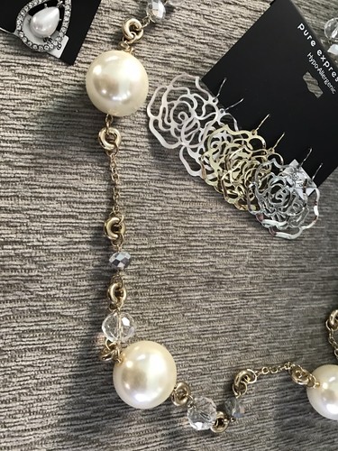 Mixed Jewelry Lot Earrings And Necklace (13) USA Seller New Free Shipping