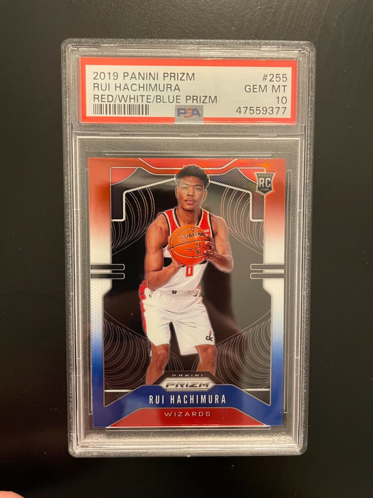 その他 2019 Rui Hachimura HOLO PSA 10 2019-20 Prizm Rui Hachimura Red White Blue Prizm PSA 10 GEM