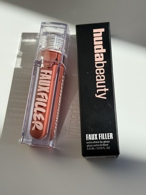 Huda Beauty Faux Filler Extra Shine Lip Gloss 3.9ml foxy