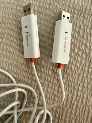 J5Create JUC400 Wormhole Switch USB Data Transfer Cable for Mac Windows