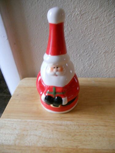 Santa Clause Claus Ceramic Bell CUTE xmas 