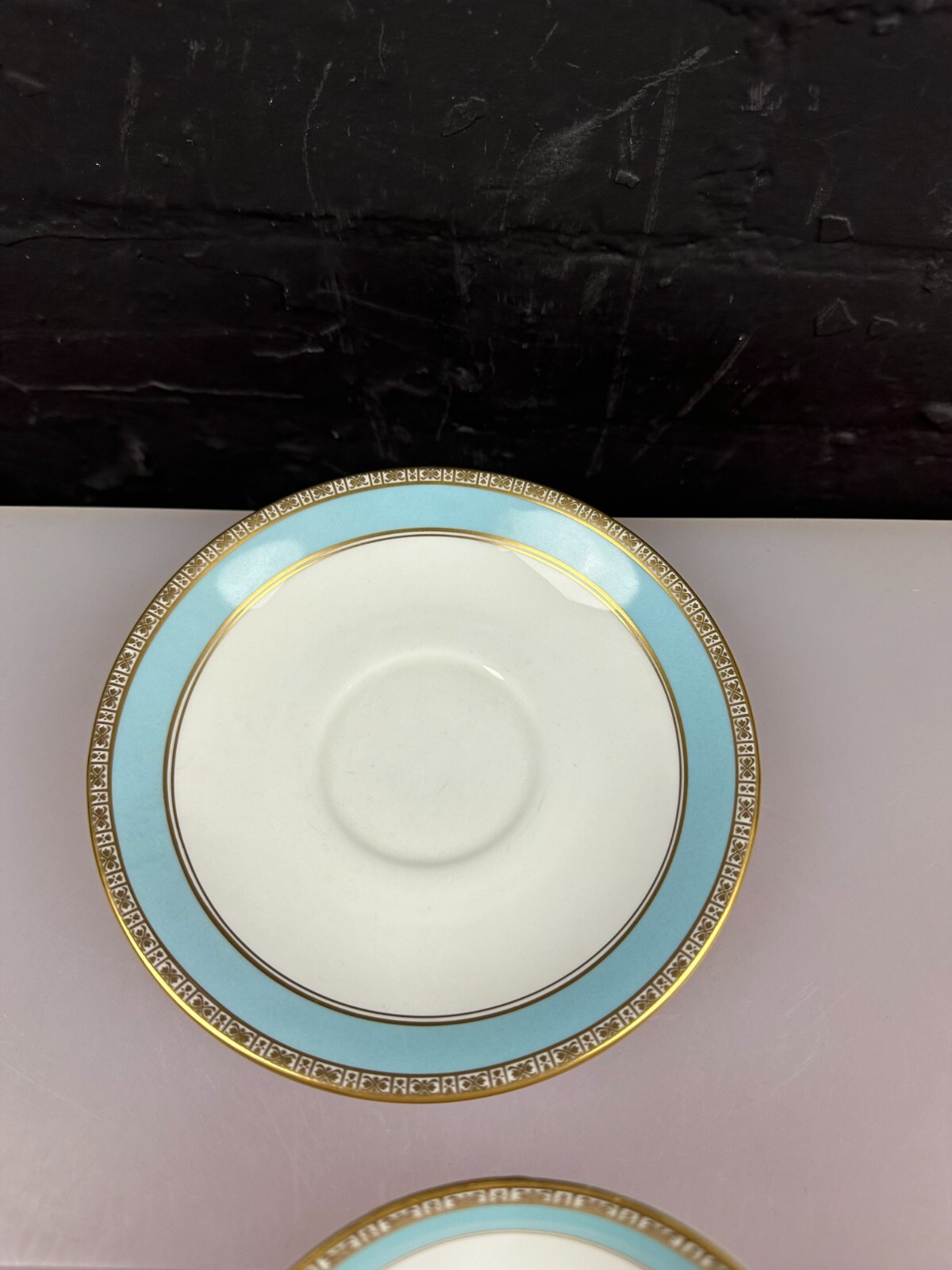 Royal Crown Derby Fifth Avenue Soup Coupe Bowl and Stand Saucer Set XLI 1978