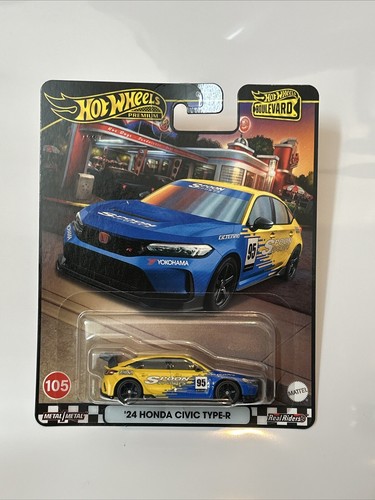 Hot Wheels Premium 2024 Boulevard #105 '24 Honda Civic Type