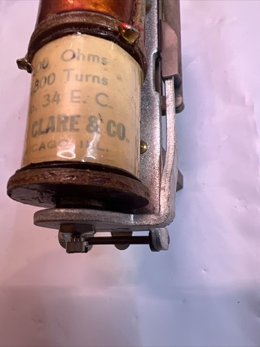 CP Claire No. 34 E.C Contact Relay Used Untested 200 Ohms 4800 Turns