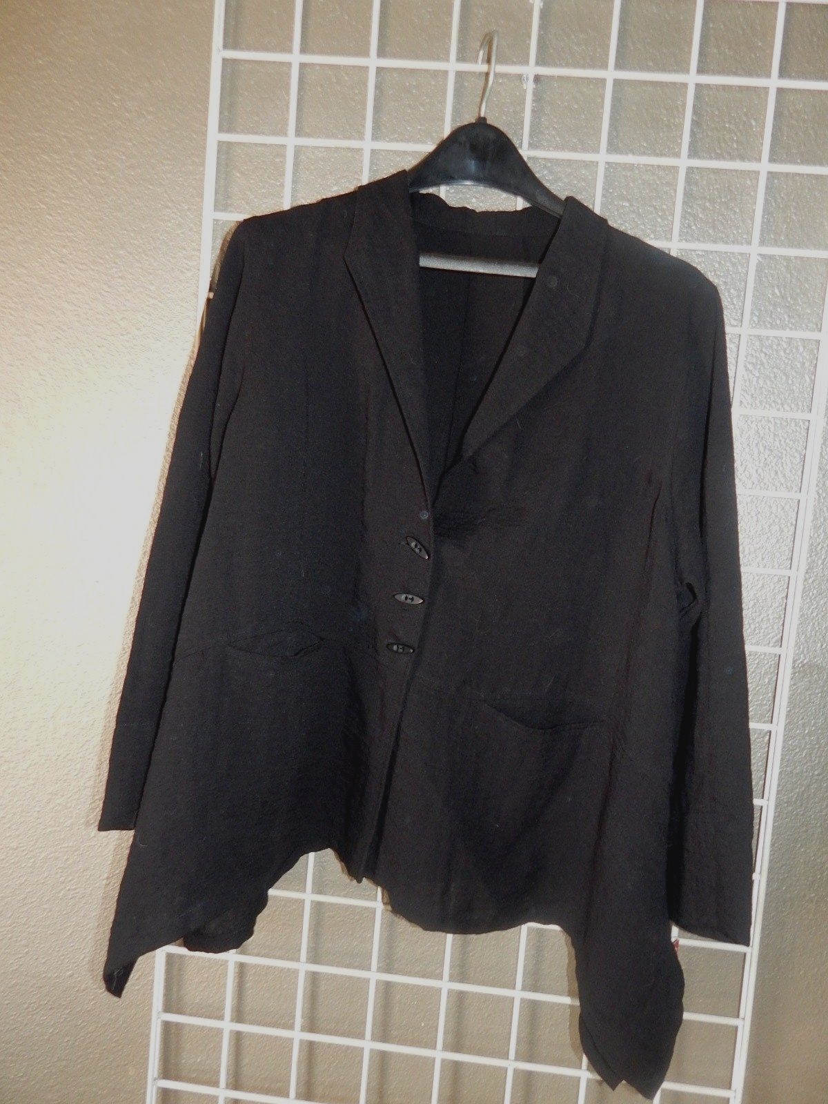 KIYO L JACKET SWING LAGENLOOK WRINKLE FABRIC MADE IN USA