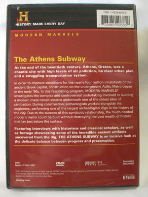 A&E The Lost Ark, The Athens Subway, Mystical Monuments of Ancient Greece NEW!