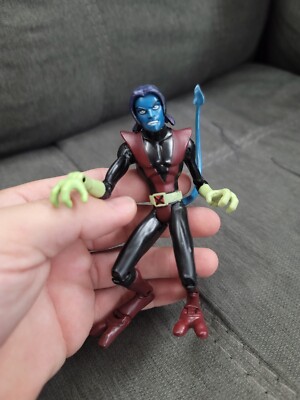 Marvel Comics Toy Biz Action Figure 2001 Nightcrawler X-Men Evolution Used UU