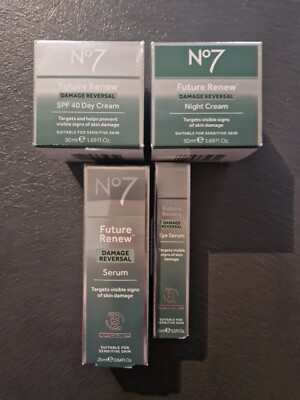 No7 Future Renew Damage Reversal  Bundle All 4 Items 