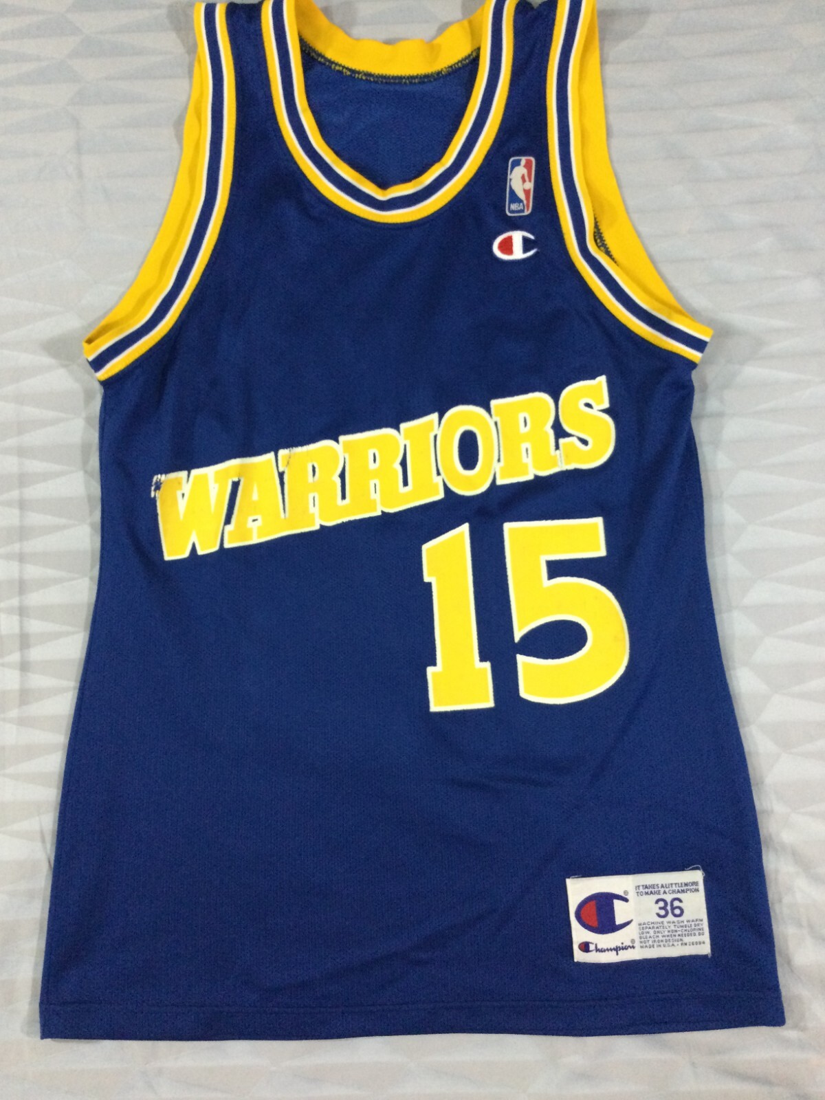NBA WARRIORS Sprewell スプリューウェル　ユニフォーム Golden State Warriors Latrell Sprewell Champion NBA jersey