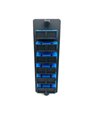 Panduit FAP6WBUDSCZ Compatible 12 Port SC SM UPC Duplex Adapter plate