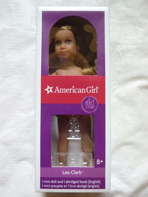 NEW NUDE MINI Lea Clark AMERICAN GIRL DOLL OF THE YEAR 2016 Box 6quot DOL