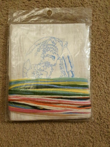 Kitten and Butterfly Stitchery Kit Embroidery by Prism Designs 5