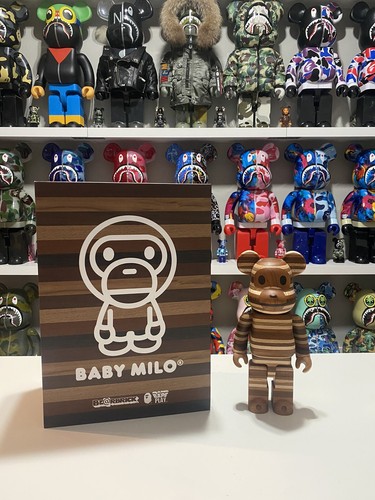 Baby Milo Wooden 400% Bearbrick Karimoku Horizon Be@rbrick