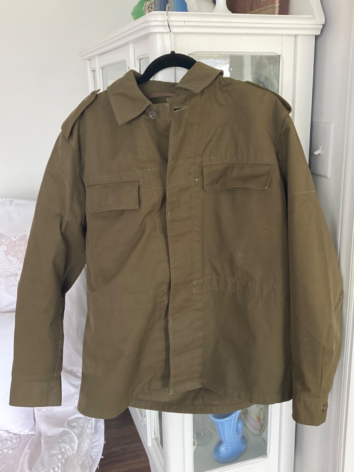 VINTAGE M-85 MILITARY JACKET OZKN PRESOV CZECH FIELD COAT OLIVE