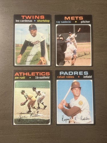 1971 TOPPS BASEBALL #401-714 EX COMPLETE YOUR SET  FREE SHIPPING