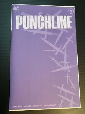 PUNCHLINE #1 2021 DC PURPLE BLANK WICKED GATOR COMICS EXCLUSIVE NM PROSHIPPER