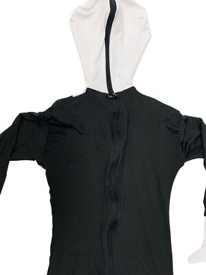 Slenderman Adult Spandex Costume Body Suit Tie Slender Man Mens Black Tux Meme