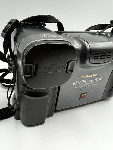 SHARP 8 VIEWCAM VL-E49 Black HI-FI MONAURAL 12X POWER ZOOM