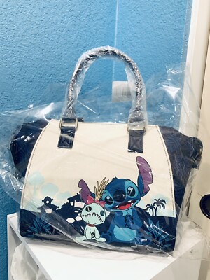 Lougefly Disney Lilo Stitch Dark Blue Satchel Bag Brand New with tags