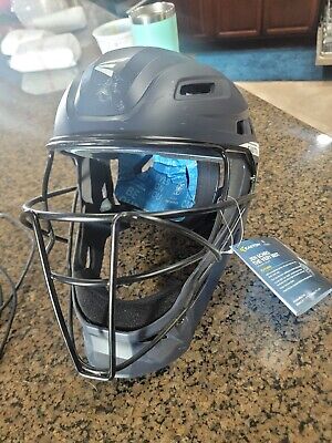 Jen Schro  The Very Best Fast Pitch Catchers Helmet Navy Blue Size Large