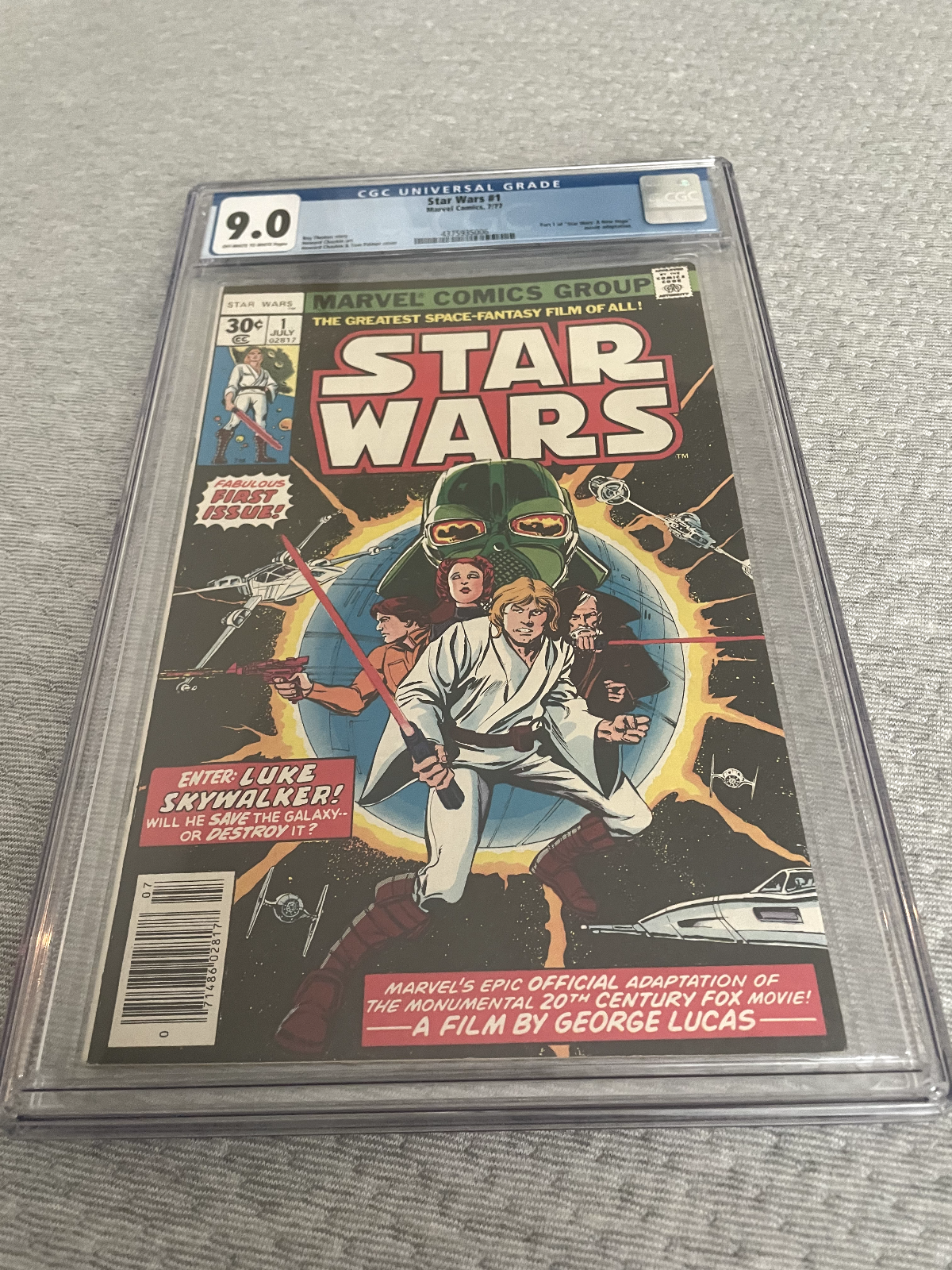 Star Wars #1 (1977 - Reprint) .35 Cent No UPC Comic Book