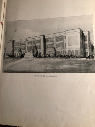 1937 HANOVERIAN  New Hanover High School Yearbook Wilmington NC ORIGINAL