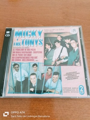 RAR 2 CD'S. MICKY Y LOS TONYS. TODOS SUS EP'S EN ZAFIRO.