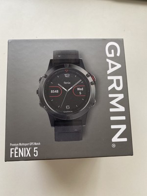 Garmin Fenix 5 Premium GPS Training Watch Slate Gray With Black Band 47mm