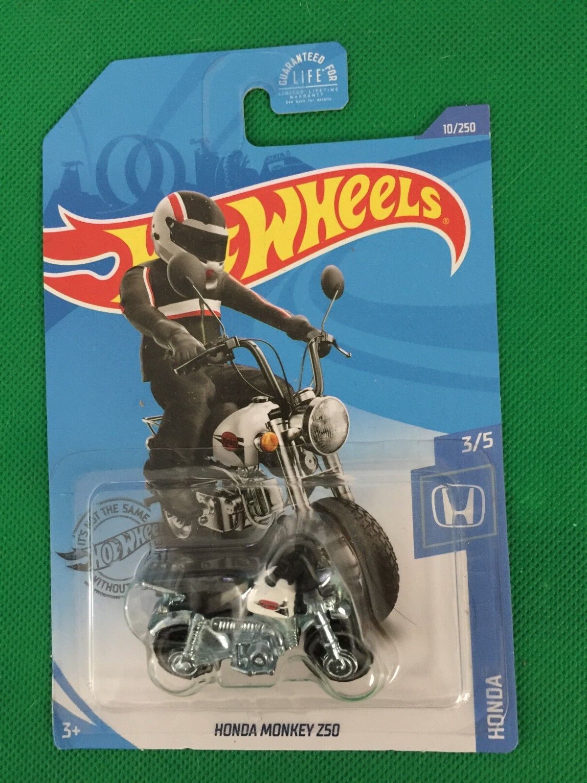 ミニカー HotWheels HONDA MONKEY Z50 2020 HOT WHEELS HONDA MONKEY Z50 BLACK AND WHITE 10/250 B191