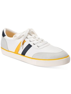 Мужские кроссовки на шнуровке CLUBROOM Mens Yellow Noah на платформе с круглым носком, 11 М