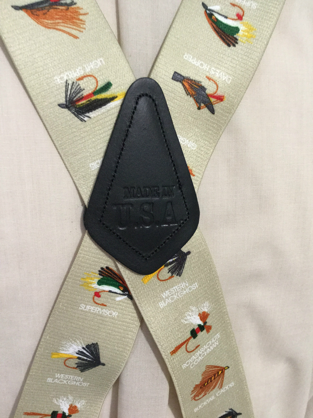 New, Men's, Flies on Khaki, XL, 2