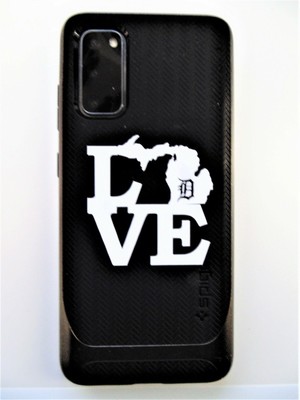 (3x) Love Michigan In The D Cell Phone Ipad Itouch Die-Cut Vinyl Decal Sticker