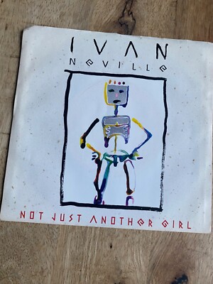 Vintage Vinyl 7'' Record 45 RPM Ivan Neville Not Just Another Girl