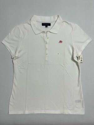 AEROPOSTALE AERO WOMENS A87 5-BUTTON PIQUE POLO SHIRT SCHOOL UNIFORM XS S M L XL