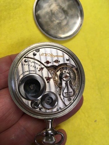 Elgin B W Raymond 21j Pocket Watch