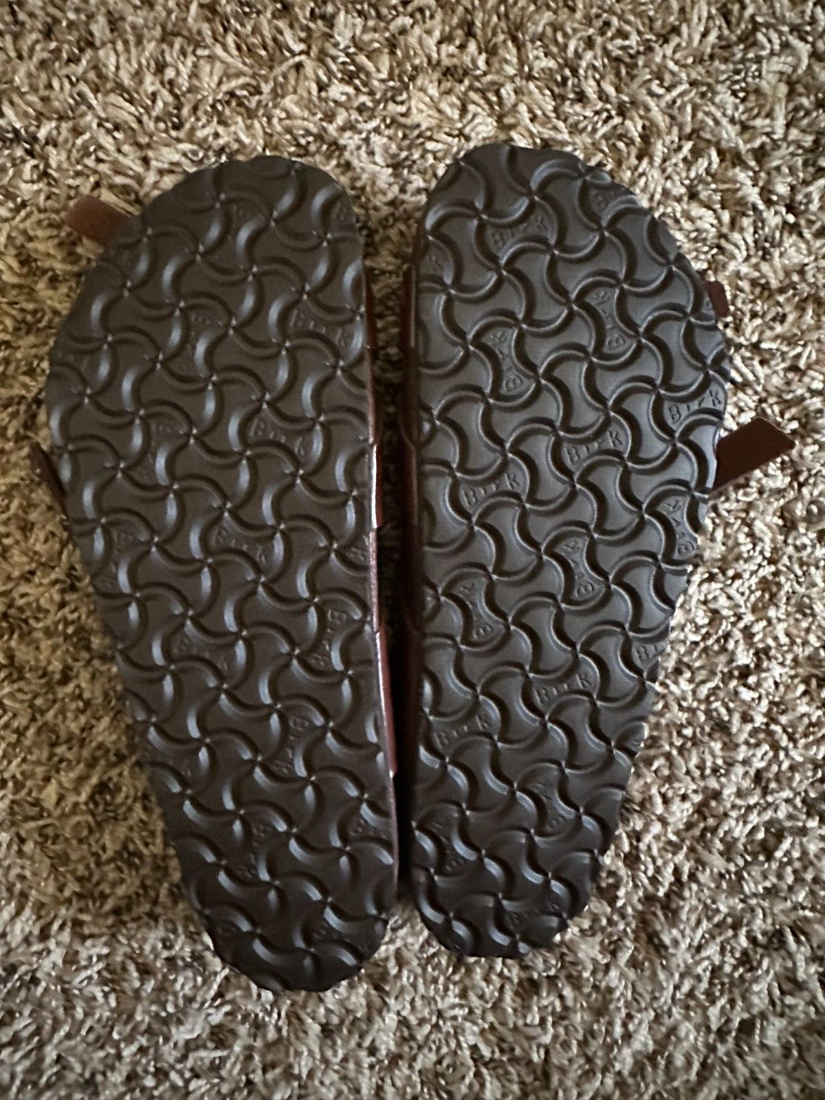 Pre-owned Birkenstock W/o Box  Franca High Shine Chocolate Patent Exquisite Eu 39 Wide In Brown