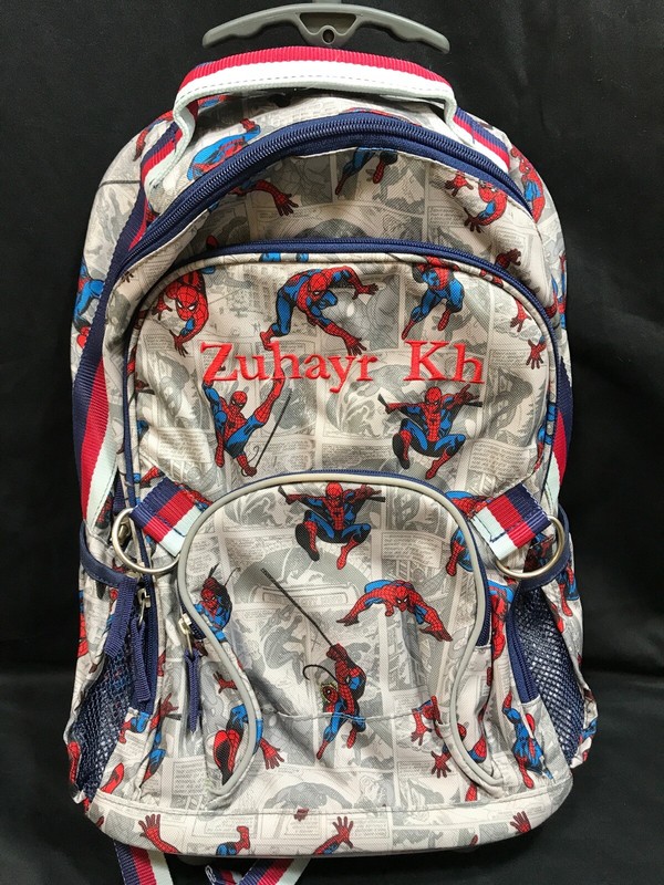 pottery barn spiderman backpack
