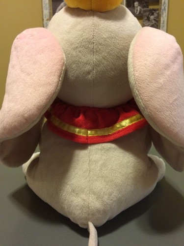 The Disney Store Large Plush Dumbo Elephant Grey 15