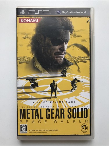 LGEARSOLID PEACE WALKER PP おまけ PSP Metal Gear Solid Peace Walker Premium Package Japan